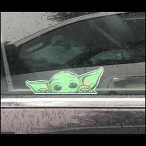 5 Pack Baby Yoda‎ (Grogu) Vinyl Stickers/Decals